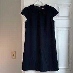 Adorable black LOFT dress w/ Peter Pan collar-Sz2